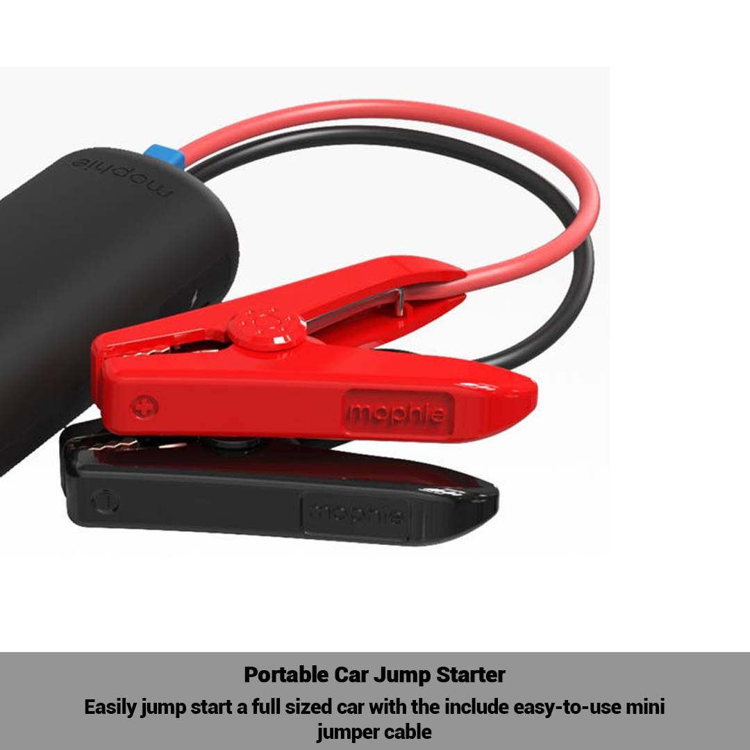 Mophie Powerstation GO Jump Starter With Flashlight (Black)