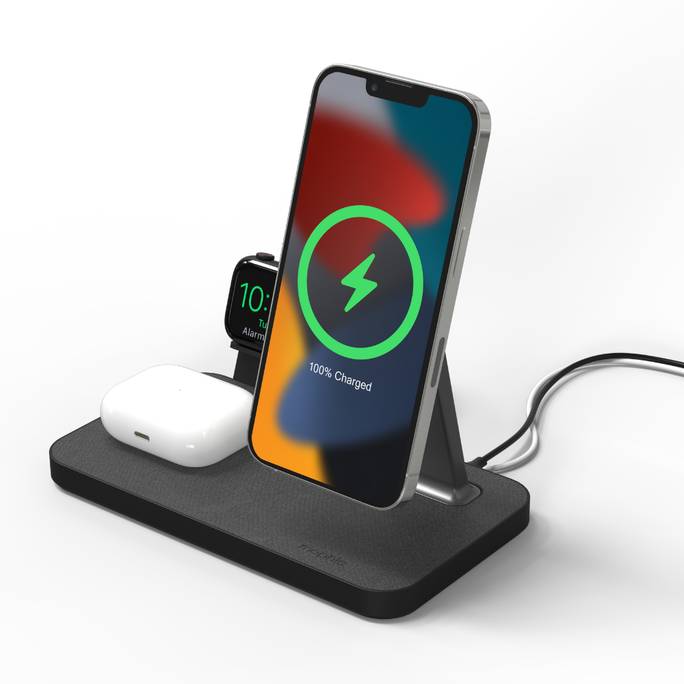 Mophie Snap+ 3in1 Wireless Charging Stand Black