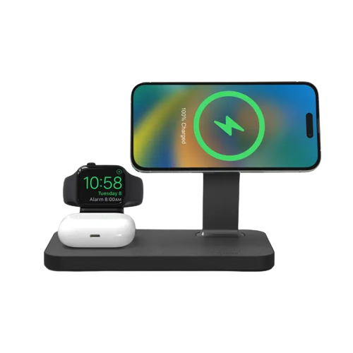 Mophie Snap+ 3in1 Wireless Charging Stand Black