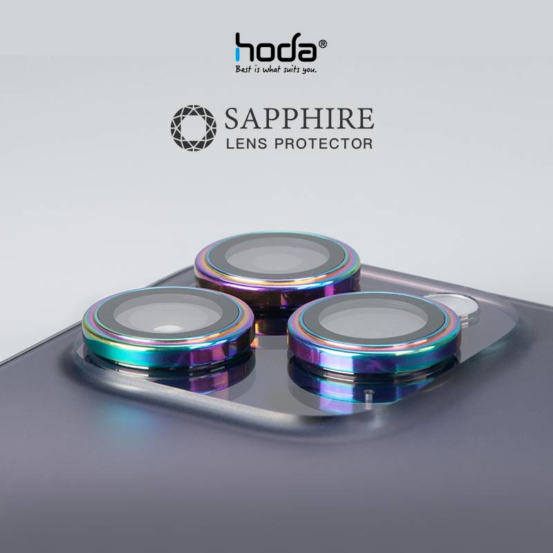 Hoda Sapphire Lens Protector for iPhone 15 Pro /15 Pro Max (3 Lens