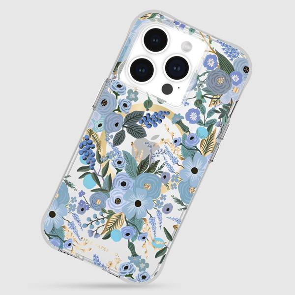 CM iPhone 15 Series Phone Case Rifle Paper Co. Garden Party Blue