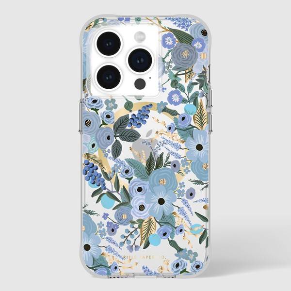 CM iPhone 15 Series Phone Case Rifle Paper Co. Garden Party Blue