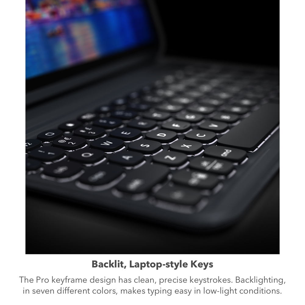 Zagg Pro Keys Wireless Keyboard & Detachable Case For iPad Pro 12.9