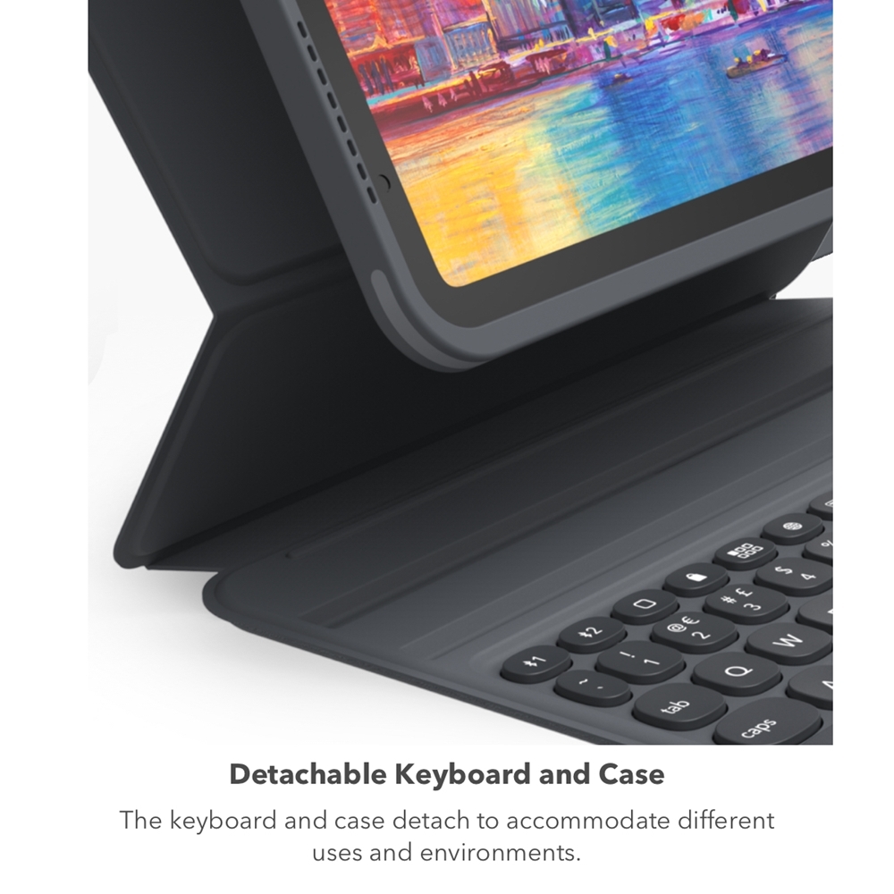 Zagg Pro Keys Wireless Keyboard With Trackpad & Detachable Case For