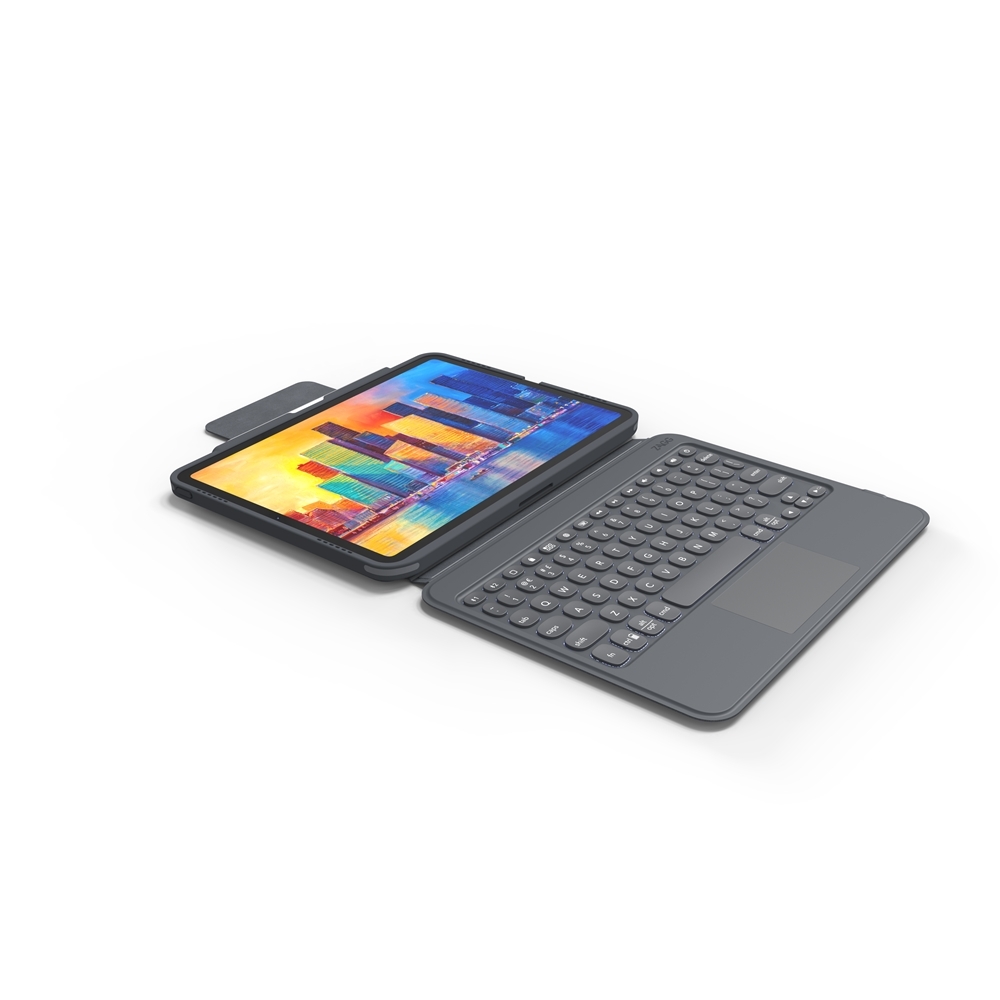 Zagg Pro Keys Wireless Keyboard With Trackpad & Detachable Case For