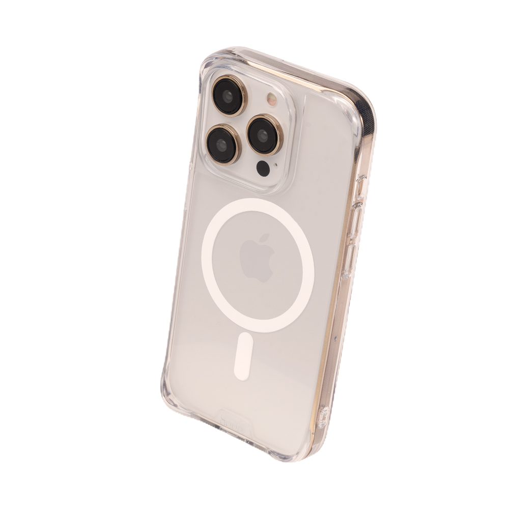 Hoda iPhone 15 Series Crystal Pro Glass Case Military Standard (MagSafe