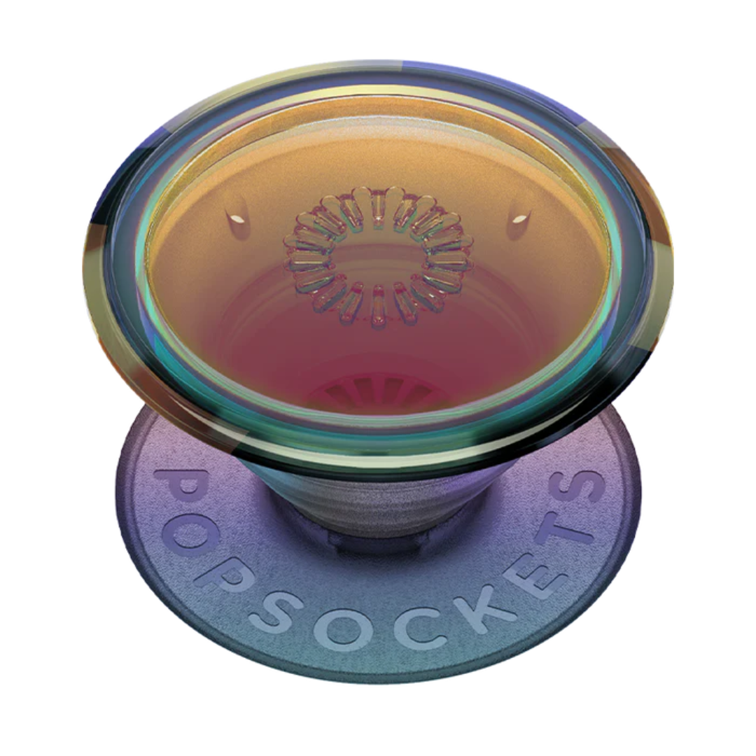 PopSockets PopGrip Premium - Smoke Iridescent Oil Slick