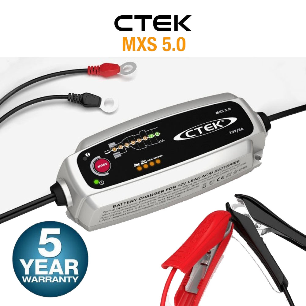 CTEK MXS 5.0 Smart Battery Charger